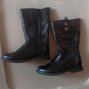 Clarks tall black boots